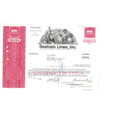 Seatrain Lines Inc (Titre 200 Act)