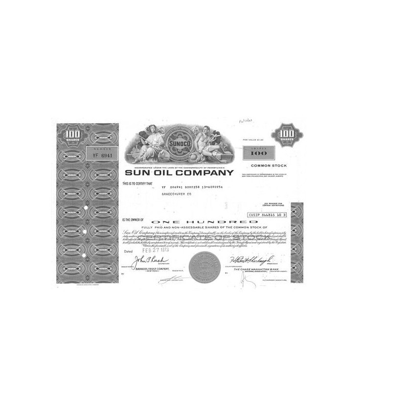 Sun Oil Cy (Titre 100 Act)