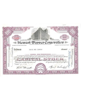 Stewart Warner Corp (Titre 100 Act)