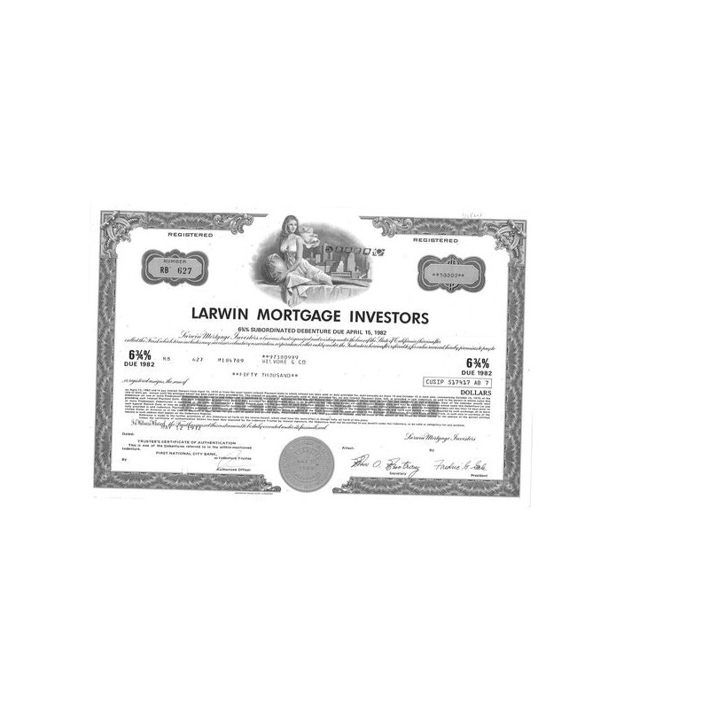 Larwin Mortgage Investors (Act 50000 $)