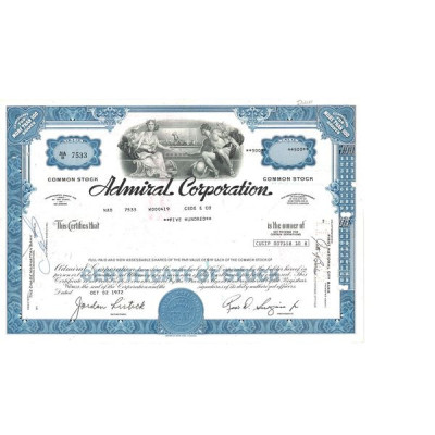 Admiral Corp (Titre 500 Act)