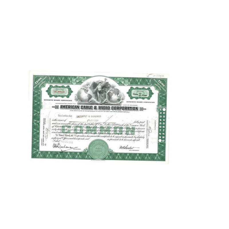 American Cable & Radio Corp (CN Act)