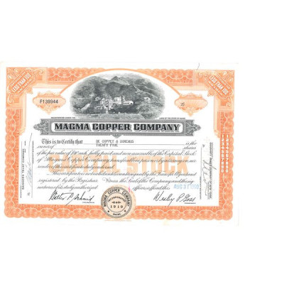 Magma Copper Cy (Titre 25 Act)