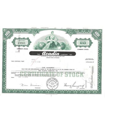 The Acadia Cy (Titre 100 Act)