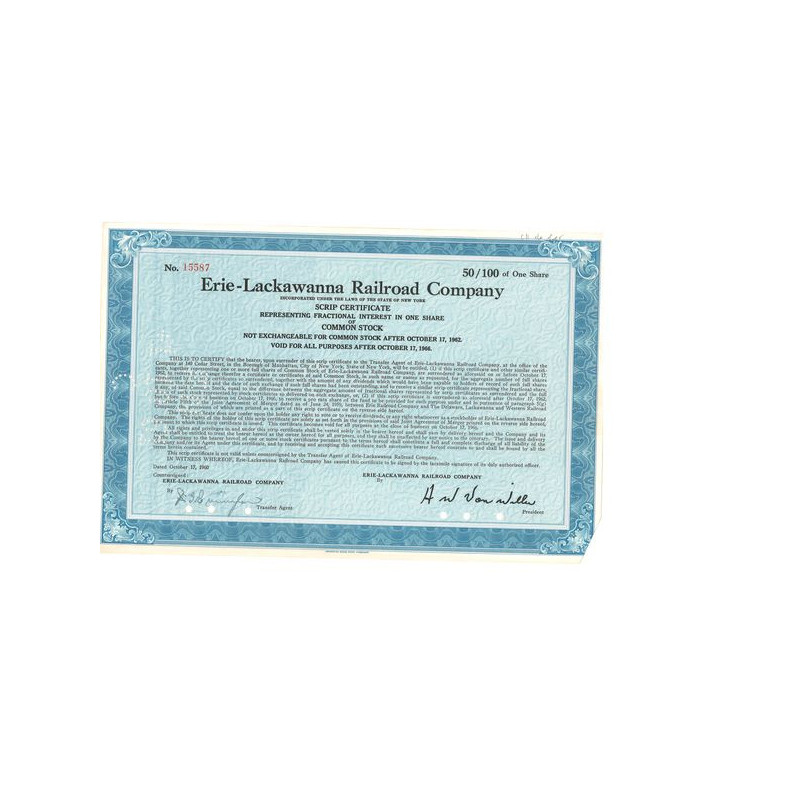 Erie Lackawanna Railroad Cy (CN)