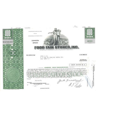 Food Fair Stores Inc (Titre 100 Act)