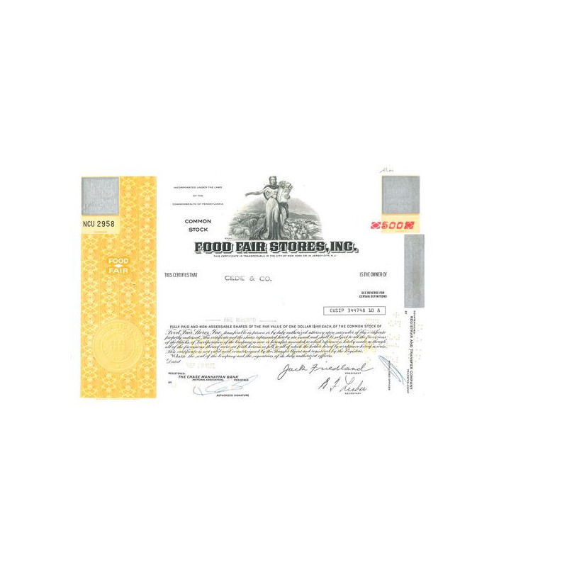 Food Fair Stores Inc (Titre 500 Act)