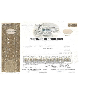 Fruehauf Corp (Titre 1000 Act)