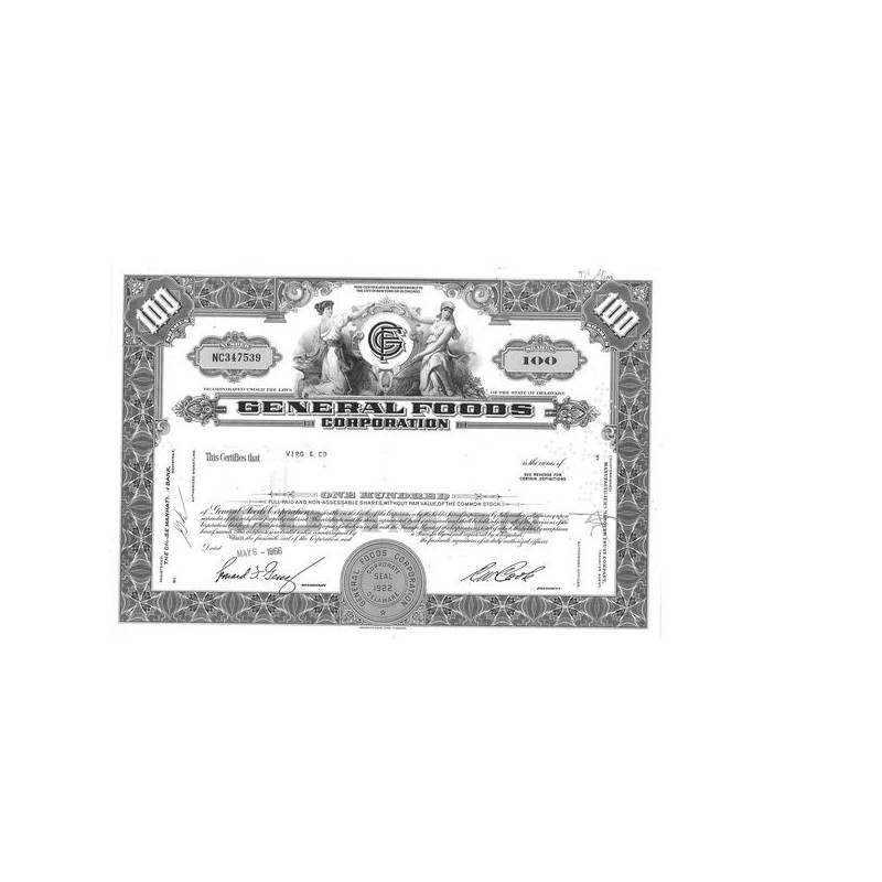 General Foods Corp (Titre 100 Act)
