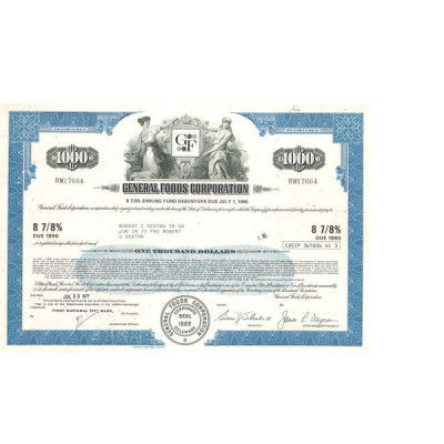 General Foods Corp (Titre 1000 Act)