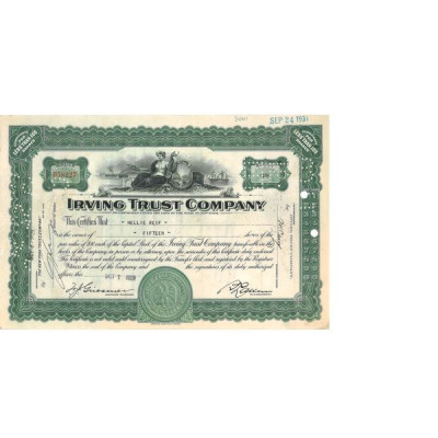 Irving Trust Cy (Titre 15 Act)