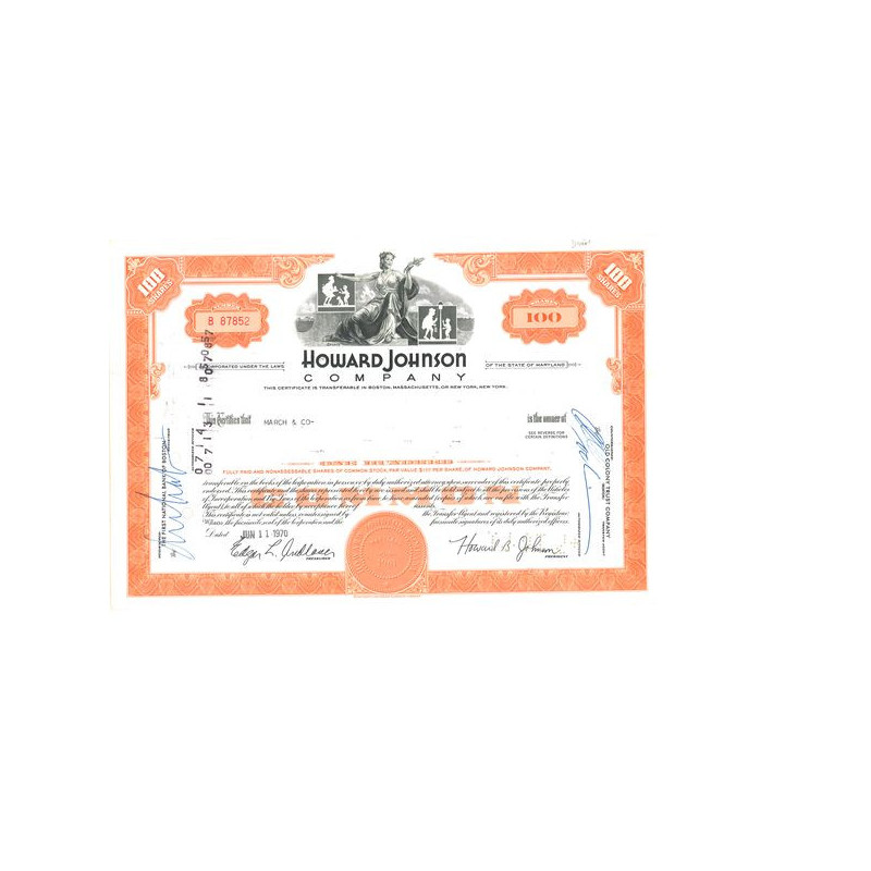 Howard Johnson Cy (Titre 100 Act)