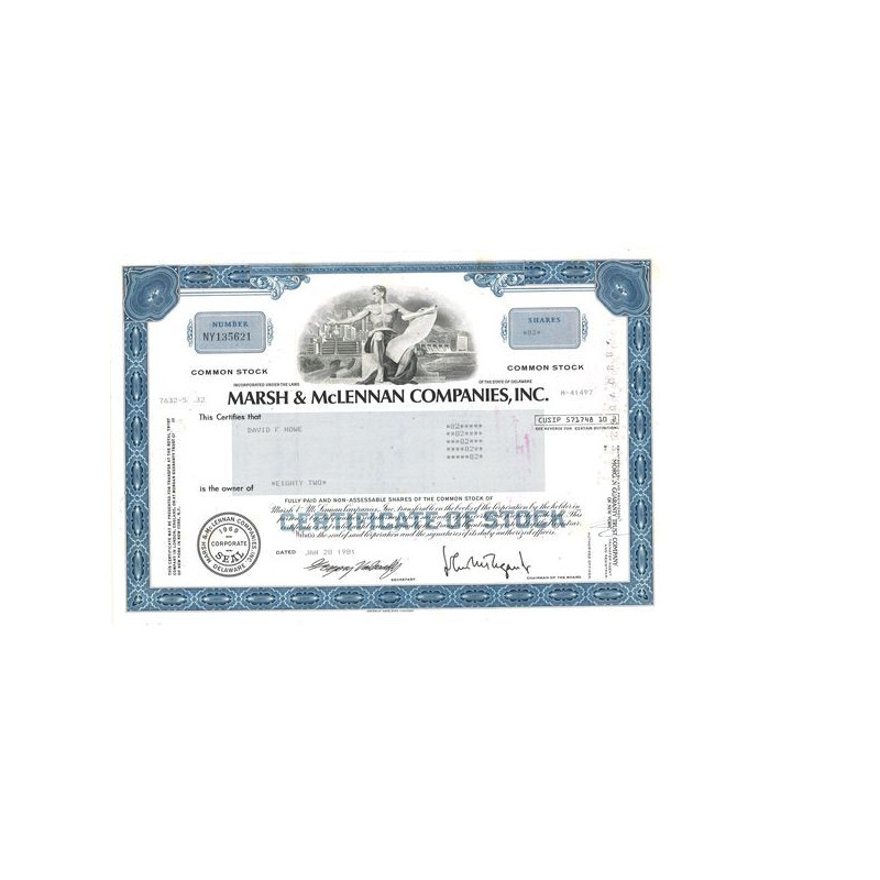Marsh & McLennan Companies Inc (Titre CN)
