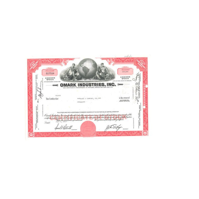 Omark Industries Inc (Titre 01 Act)