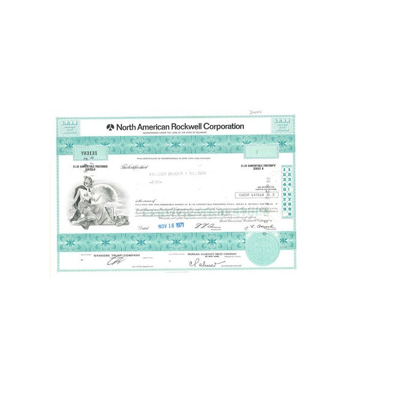 North American Rockwell Corp (Titre 05 Act)