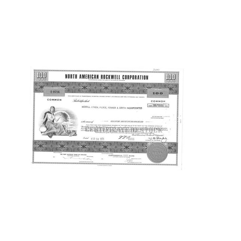 North American Rockwell Corp (Titre 100 Act)