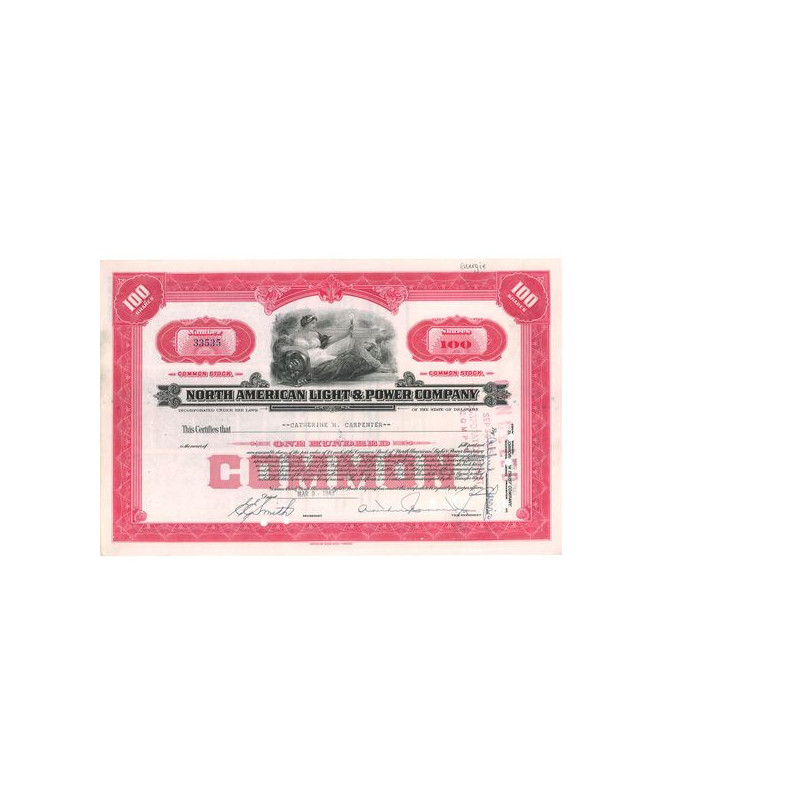 North American Light & Power Cy (Titre 100 Act)