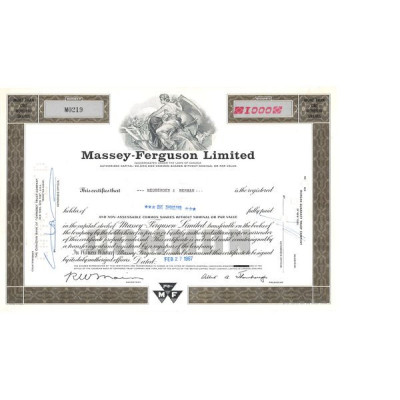 Massey-Ferguson Ltd (Titre 1000 Act)