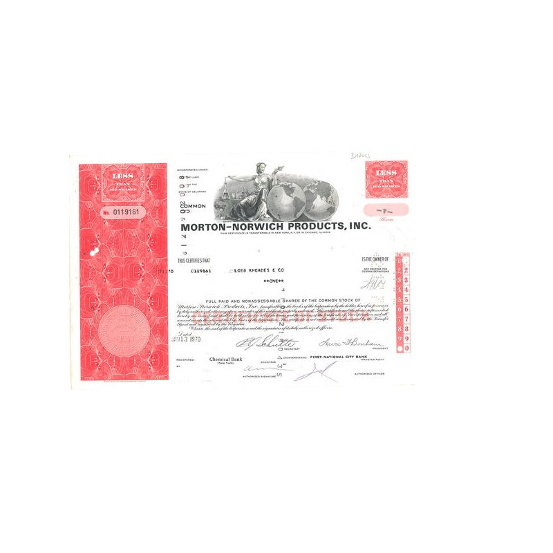 Morton-Norwich Products Inc (Titre 07 Act)