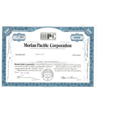 Morlan Pacific Corp (Titre 100 Act)