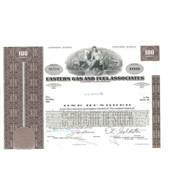 Eastern Gas and Fuel Associates (Modele 2)(Titre 100 Act)