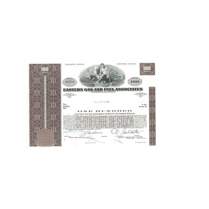 Eastern Gas and Fuel Associates (Modele 2)(Titre 100 Act)