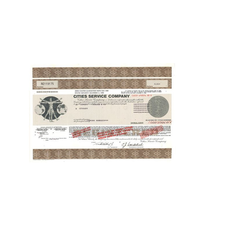 Cities Service Cy (Titre 100 Act)