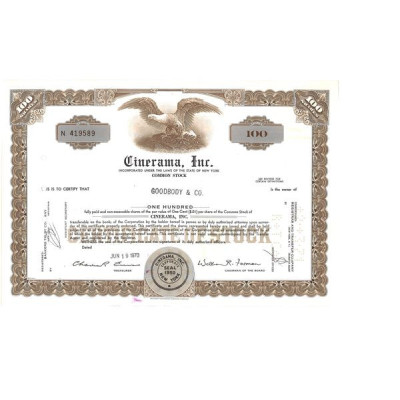 Cinerala Inc (Titre 100 Act)