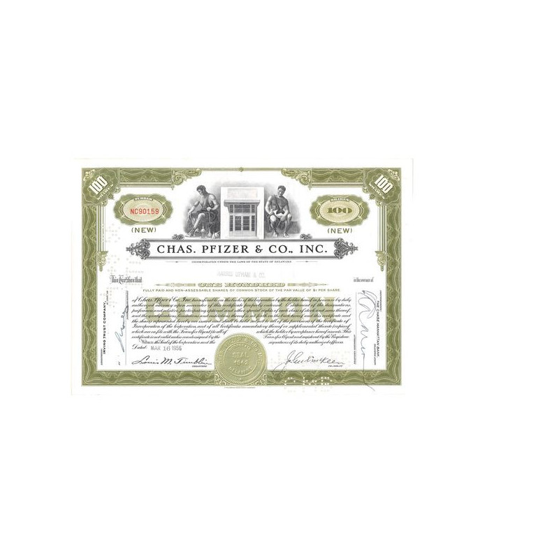 Chas. Pfizer & Co Inc (Titre 100 Act)