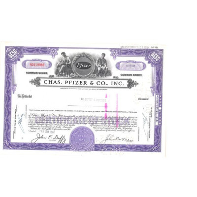 Chas. Pfizer & Co Inc (Titre 05 Act)