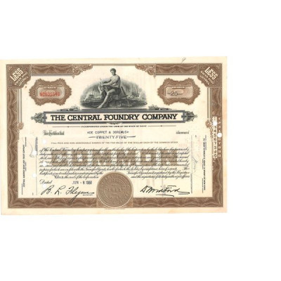 The Central Foundry Cy (Titre 25 Act)