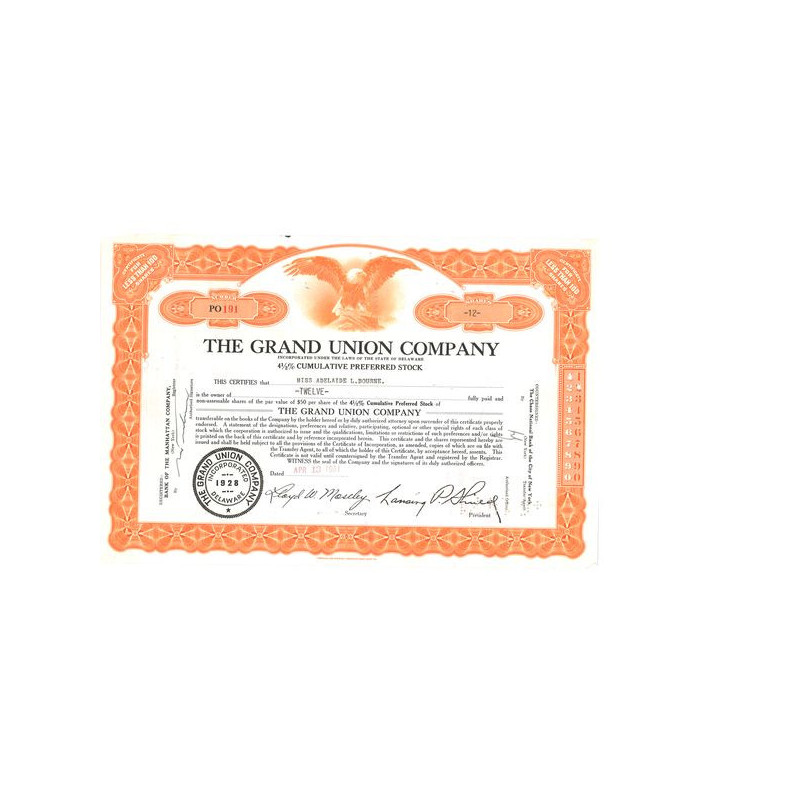 The Grand Union Cy (Titre 12 Act)