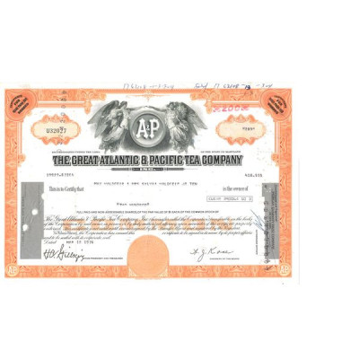 The Great Atlantic & Pacific Tea Cy (Titre 200 Act)