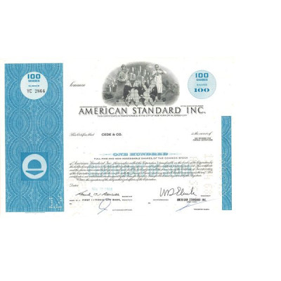 American Standard Inc (Titre 100 Act)