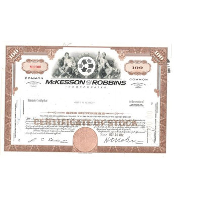 McKesson & Robbins (Titre 100 Act)