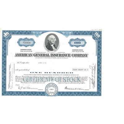 American General Insurance Cy (Titre 100 Act)