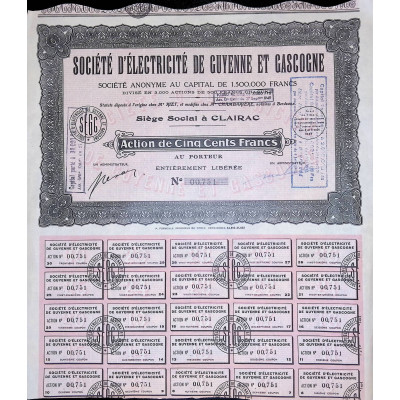 Sté d'Electricité de Guyenne et de Gascogne