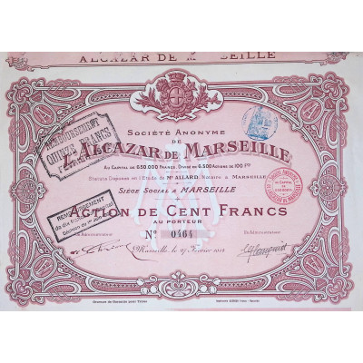 S.A de l'Alcazar de Marseille