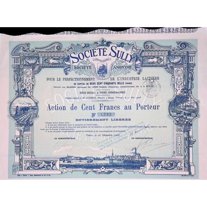 Société Sully - S.A pour le perfectionnement de l'industrie laitière