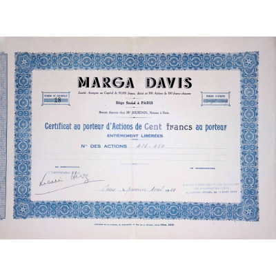 Marga Davis S.A