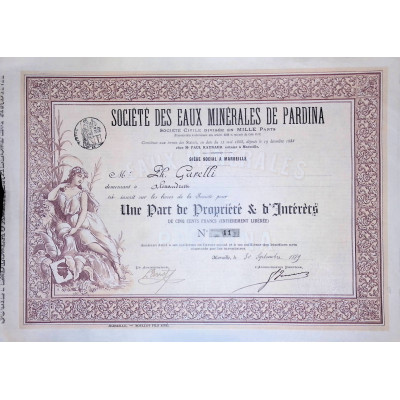 Sté des Eaux Minérales de Pardina