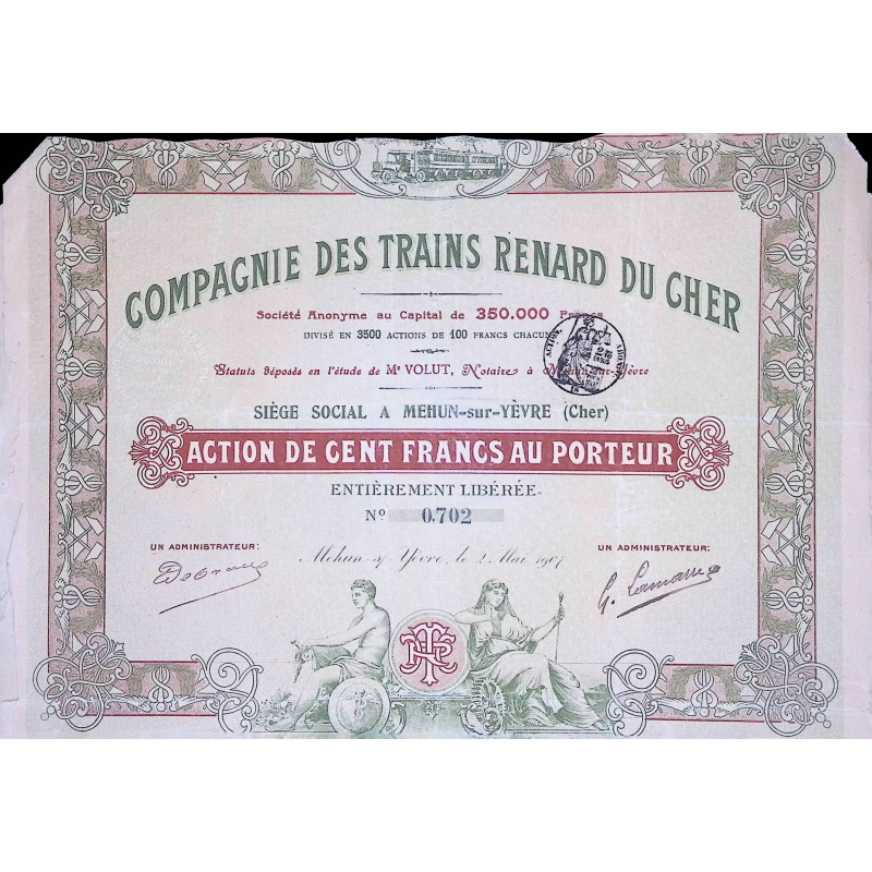 Cie des Trains Renard du Cher (Act 100F)