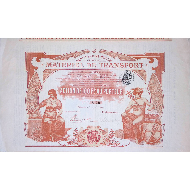 Sté de Construction de Matériel de Transport (Act 100F)