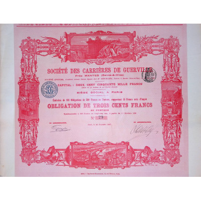 Société des Carrières de Guerville, près Mantes (Seine-&-Oise)