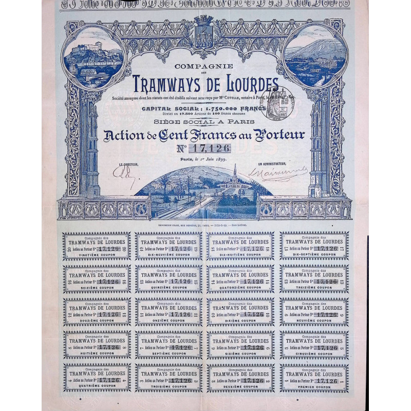 Cie des Tramways de Lourdes (Act 100F)