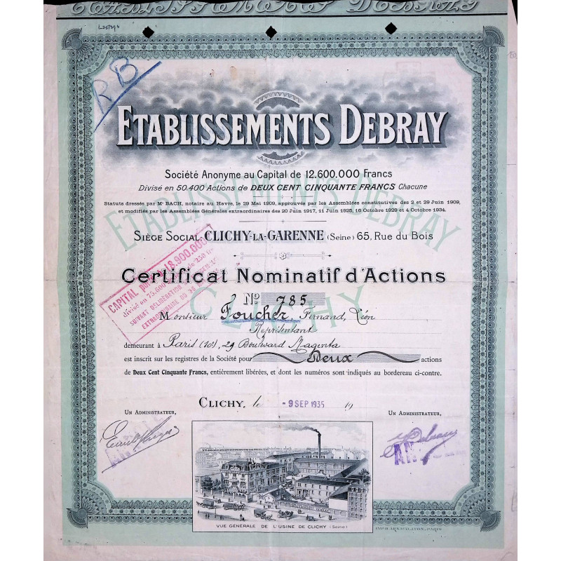 Etablissements Debray