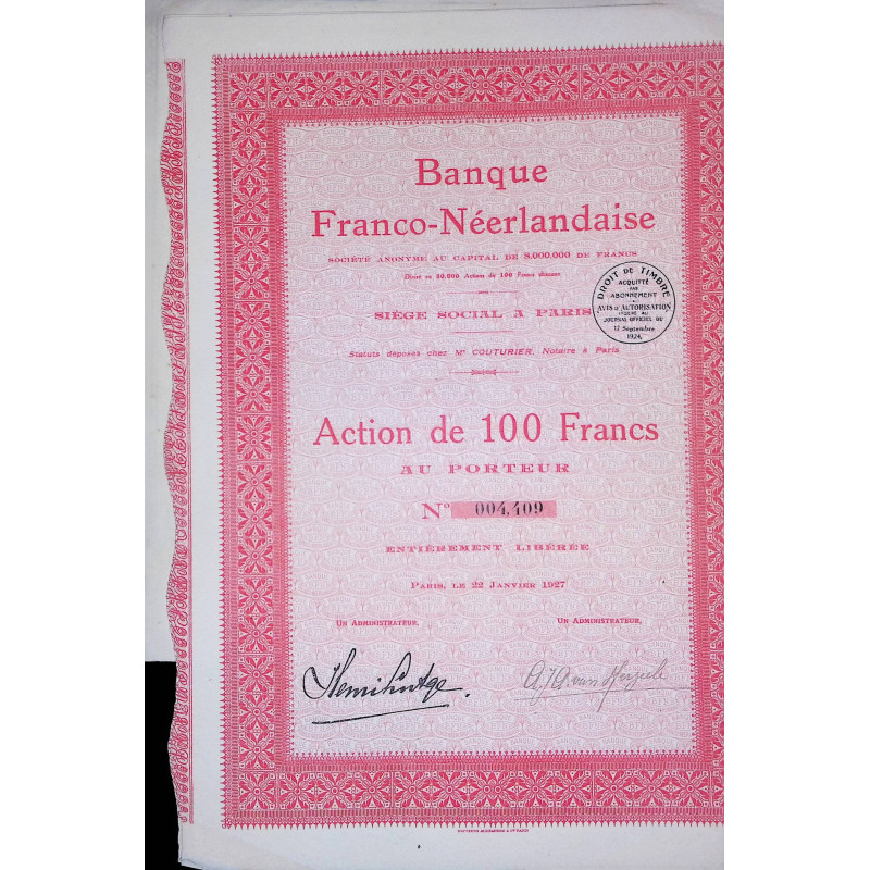 Banque Franco-Néerlandaise