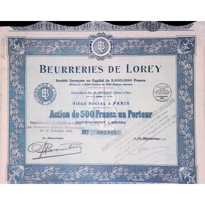 Beurreries de Lorey