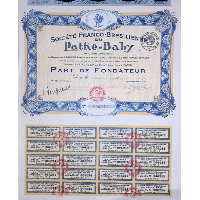 Sté Franco-Brésilienne du Pathé-Baby
