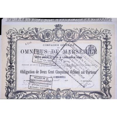 Cie Gale des Omnibus de Marseille (Obl 250F)